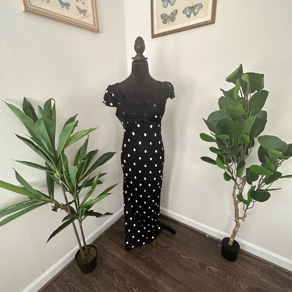VICI Collection Polka Dot Maxi Dress